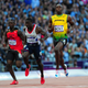 Illustration for article titled Photos Of Usain Bolt Looking Bored As He Blows Past The Best Runners In The World